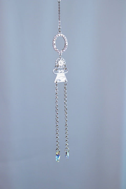 Luminous Moon Drops Hmong Suncatcher