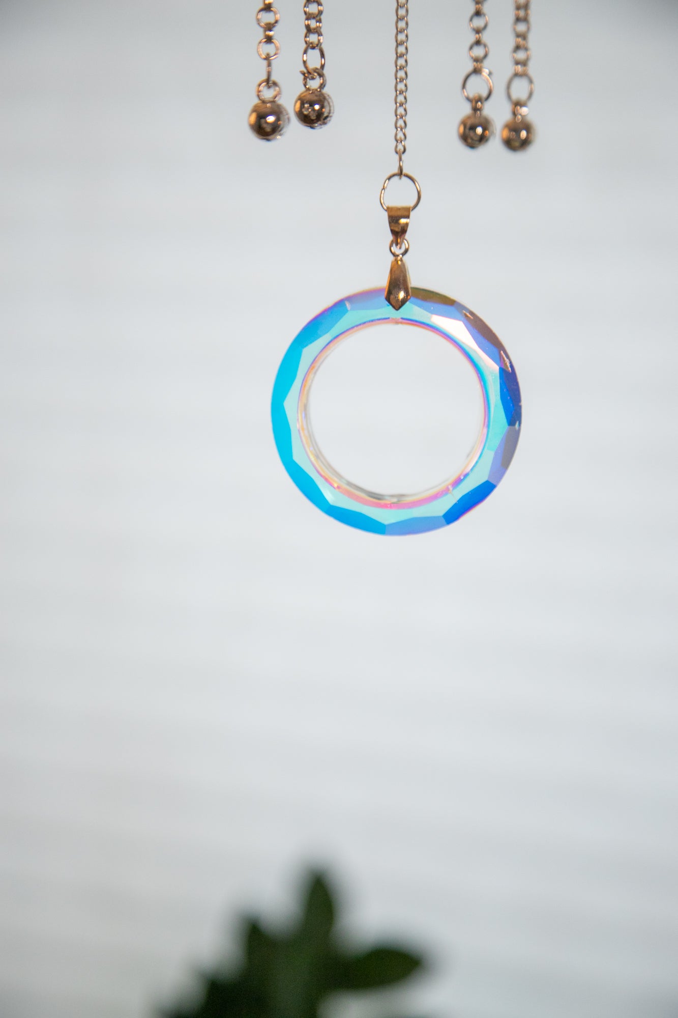 Rose Radiant Halo Hmong Charm Suncatcher